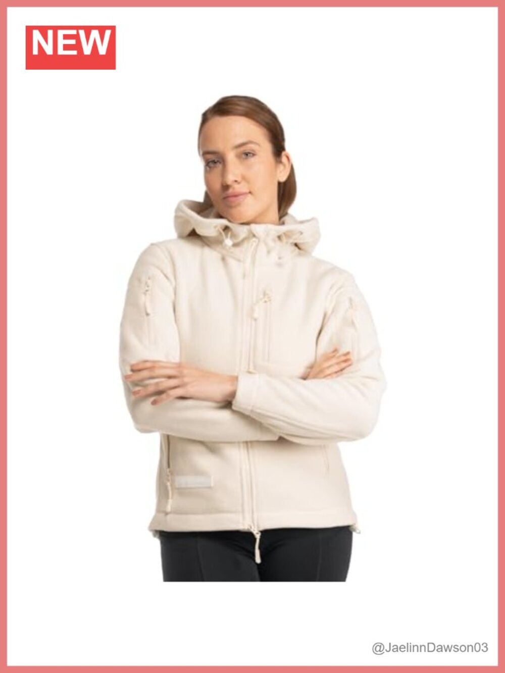 330gsm Tactical Fleece Hoodie Full Zip 12 Pocket Warm Winter Jacket